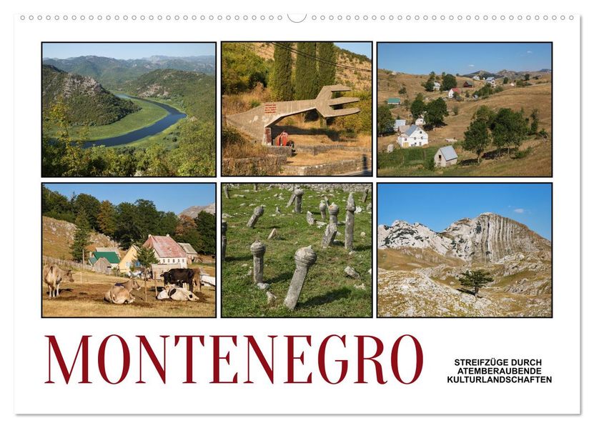 Montenegro - Streifzüge durch atemberaubende Kulturlandschaften (Wandkalender 2027 DIN A2 quer) CALVENDO Monatskalender