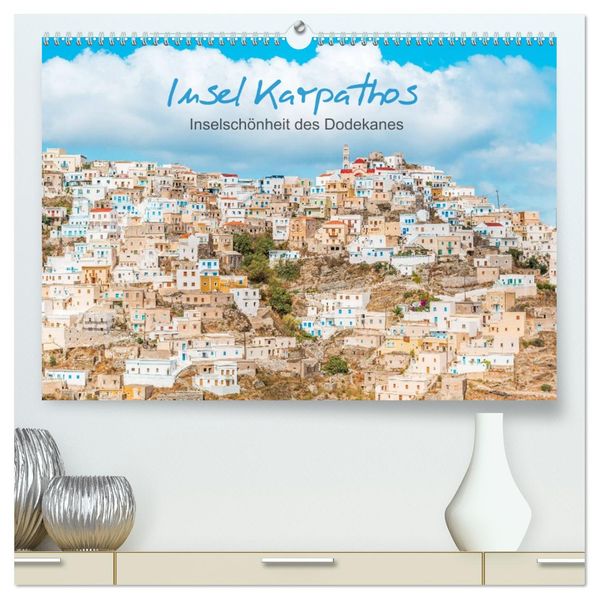 Insel Karpathos - Inselschönheit des Dodekanes (hochwertiger Premium Wandkalender 2027 DIN A2 quer) Kunstdruck in Hochglanz