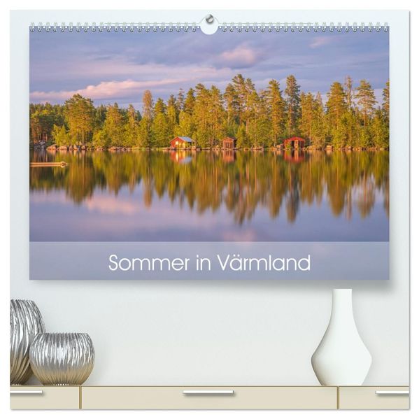 Schwedischer Sommer in Värmland (hochwertiger Premium Wandkalender 2027 DIN A2 quer) Kunstdruck in Hochglanz