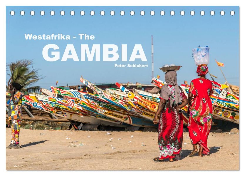 Westafrika - The Gambia (Tischkalender 2027 DIN A5 quer) CALVENDO Monatskalender