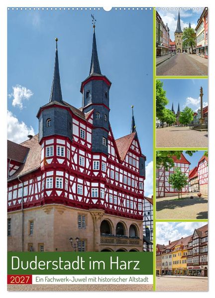 Duderstadt am Harz (Wandkalender 2027 DIN A2 hoch) CALVENDO Monatskalender