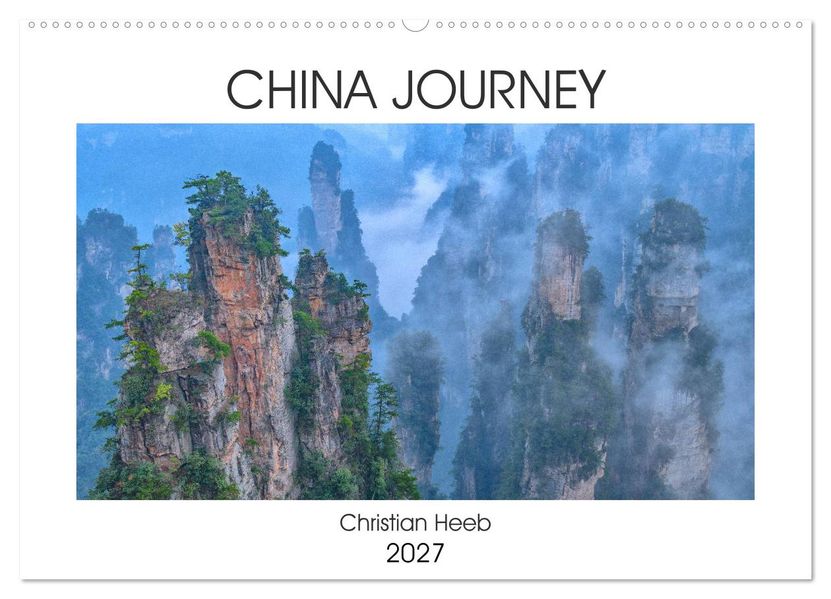 China Journey (Wandkalender 2027 DIN A2 quer) CALVENDO Monatskalender