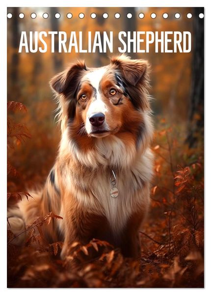 Australian Shepherd (Tischkalender 2027 DIN A5 hoch) CALVENDO Monatskalender