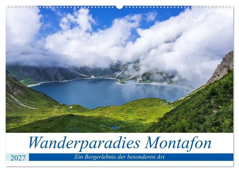 Wanderparadies Montafon (Wandkalender 2027 DIN A2 quer) CALVENDO Monatskalender