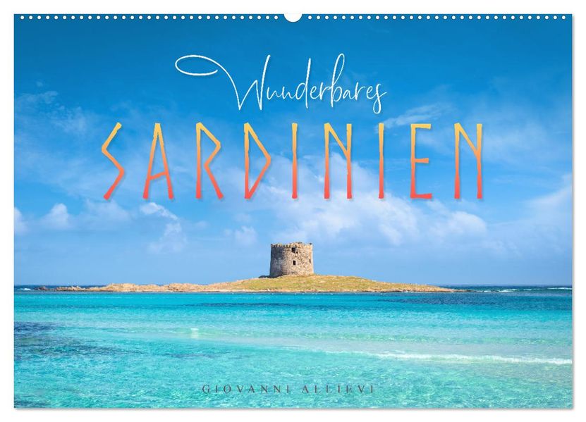 Wunderbares Sardinien (Wandkalender 2027 DIN A2 quer) CALVENDO Monatskalender