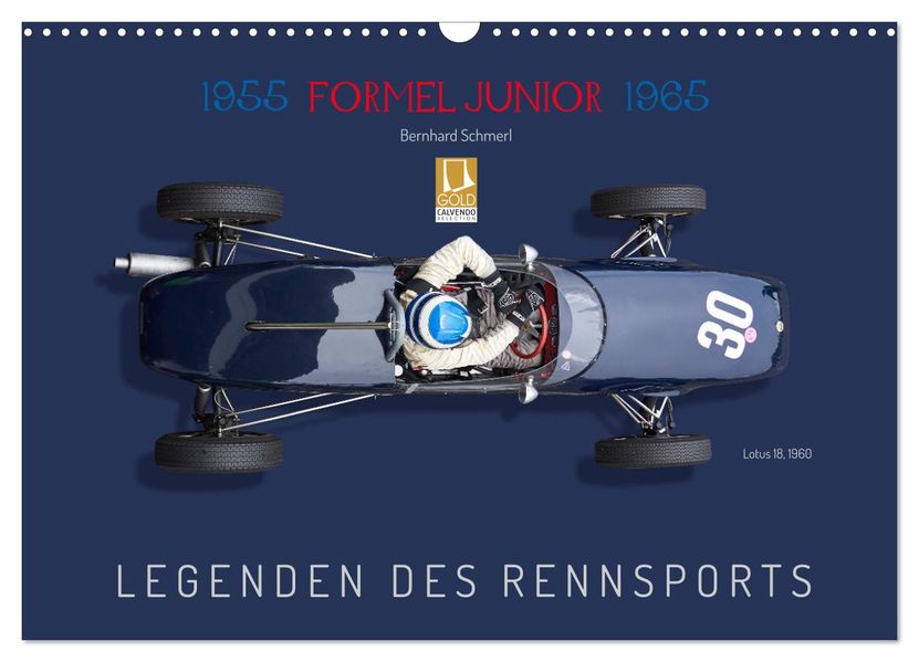 Legenden des Rennsports - Formel Junior 1955-1965 (Wandkalender 2027 DIN A3 quer) CALVENDO Monatskalender