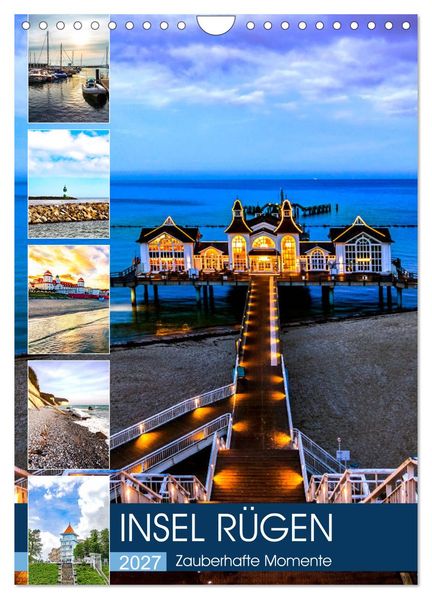 INSEL RÜGEN - Zauberhafte Momente (Wandkalender 2027 DIN A4 hoch) CALVENDO Monatskalender