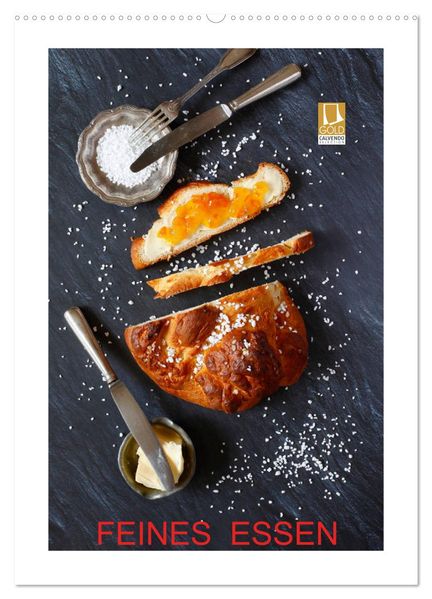 Feines Essen (Wandkalender 2027 DIN A2 hoch) CALVENDO Monatskalender