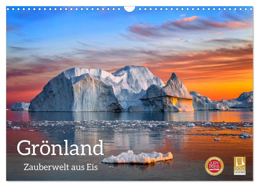 Grönland - Zauberwelt aus Eis (Wandkalender 2027 DIN A3 quer) CALVENDO Monatskalender