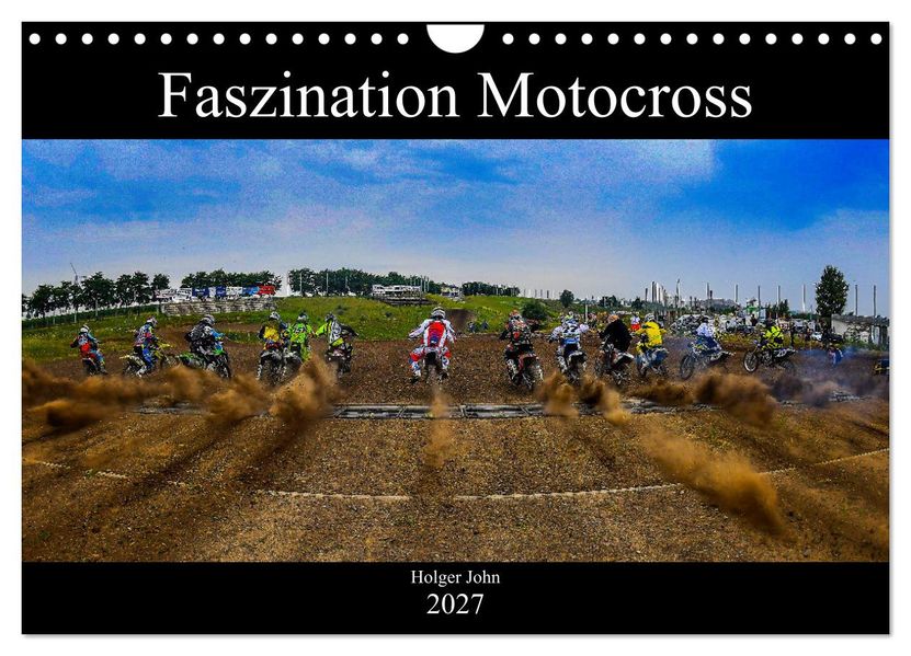 Blickpunkte Motocross (Wandkalender 2027 DIN A4 quer) CALVENDO Monatskalender