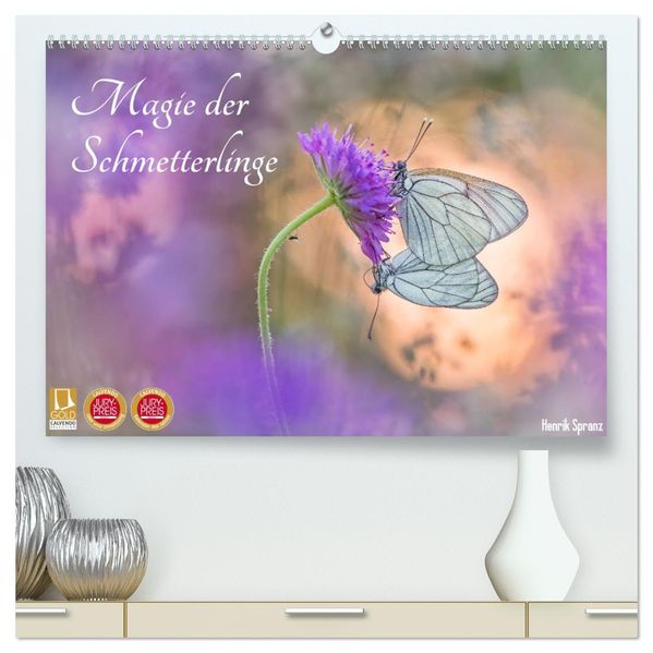 Magie der Schmetterlinge (hochwertiger Premium Wandkalender 2027 DIN A2 quer) Kunstdruck in Hochglanz