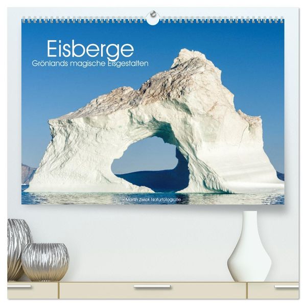 Eisberge - Grönlands magische Eisgestalten (hochwertiger Premium Wandkalender 2027 DIN A2 quer) Kunstdruck in Hochglanz