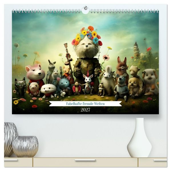 Fabelhafte fremde Welten (hochwertiger Premium Wandkalender 2027 DIN A2 quer) Kunstdruck in Hochglanz