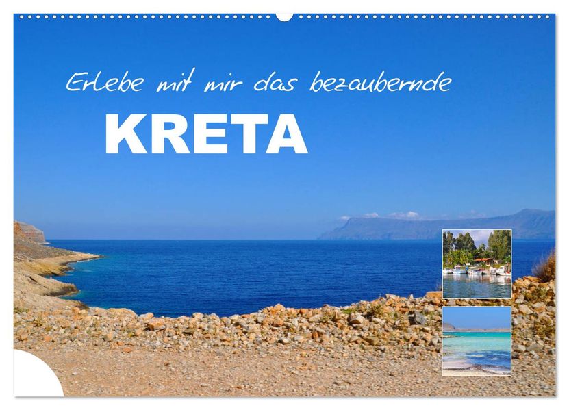 Erlebe mit mir das bezaubernde Kreta (Wandkalender 2027 DIN A2 quer) CALVENDO Monatskalender