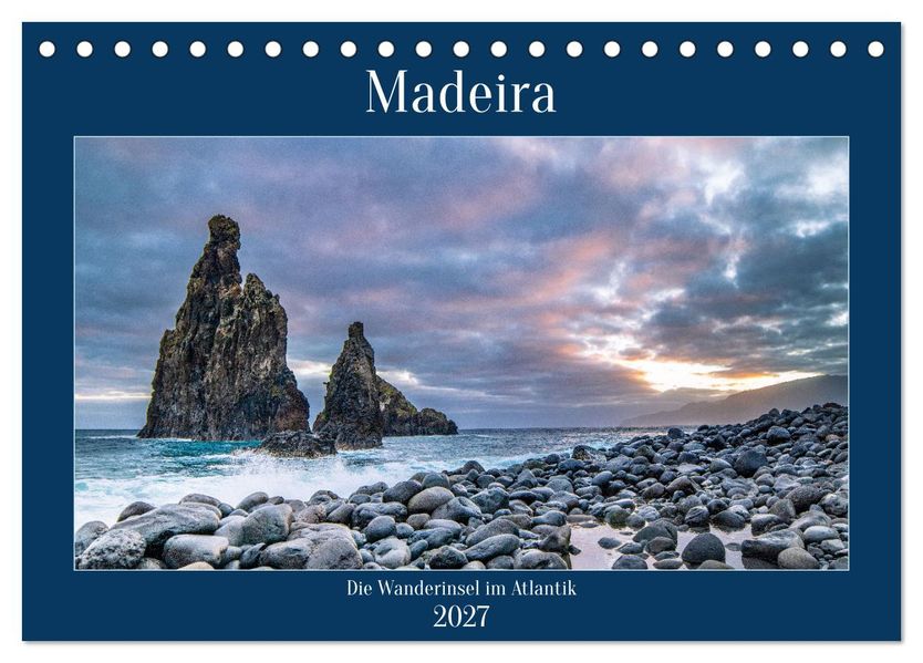 Madeira // Die Wanderinsel im Atlantik (Tischkalender 2027 DIN A5 quer) CALVENDO Monatskalender