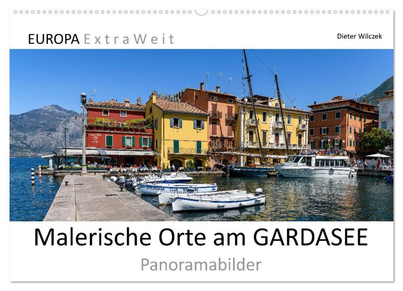 Malerische Orte am GARDASEE - Panoramabilder (Wandkalender 2027 DIN A2 quer) CALVENDO Monatskalender