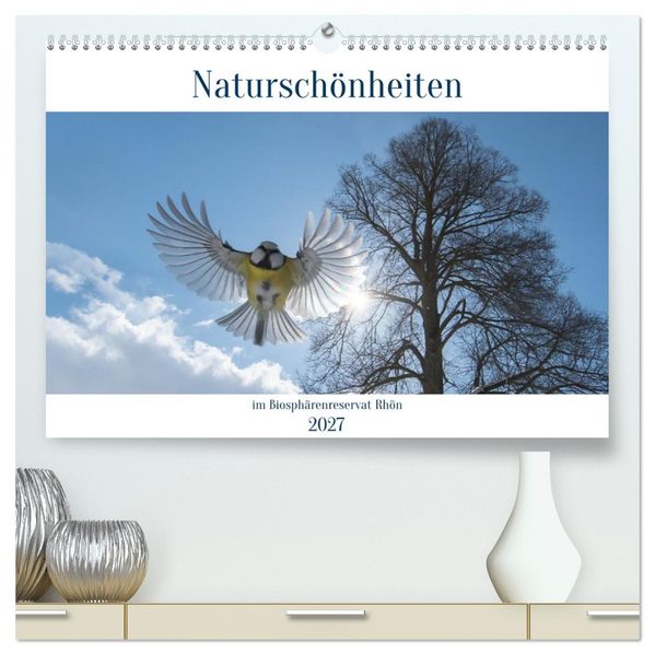 Naturschönheiten im Biosphärerenreservat Rhön (hochwertiger Premium Wandkalender 2027 DIN A2 quer) Kunstdruck in Hochglanz