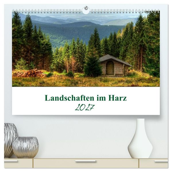 Landschaften im Harz (hochwertiger Premium Wandkalender 2027 DIN A2 quer) Kunstdruck in Hochglanz