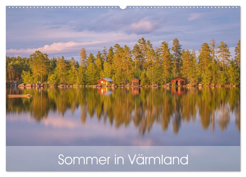Schwedischer Sommer in Värmland (Wandkalender 2027 DIN A2 quer) CALVENDO Monatskalender