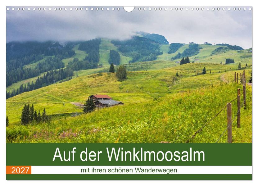 Auf der Winklmoosalm (Wandkalender 2027 DIN A3 quer) CALVENDO Monatskalender