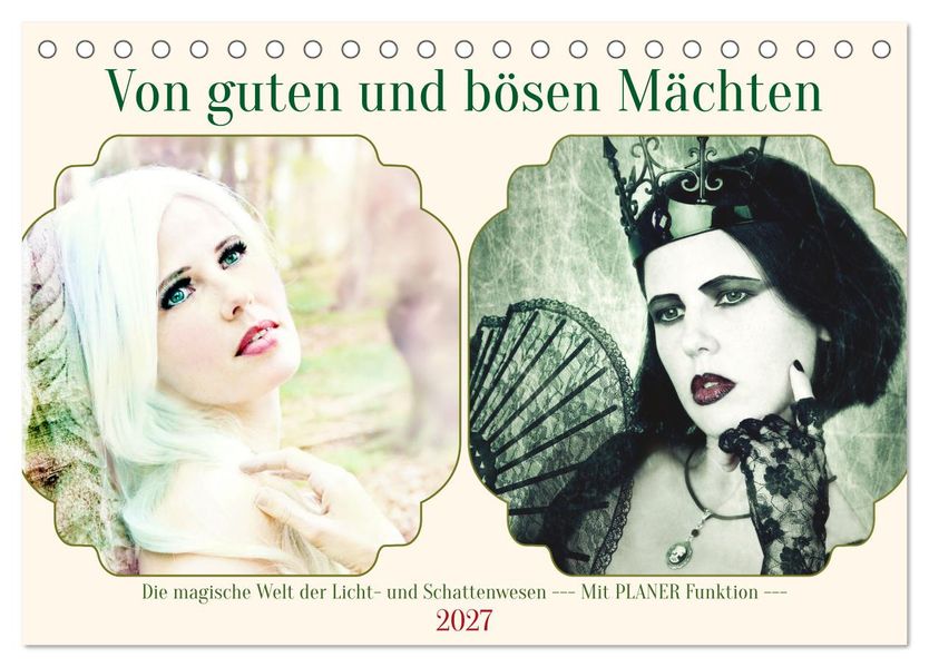 Von guten und bösen Mächten (Tischkalender 2027 DIN A5 quer) CALVENDO Monatskalender