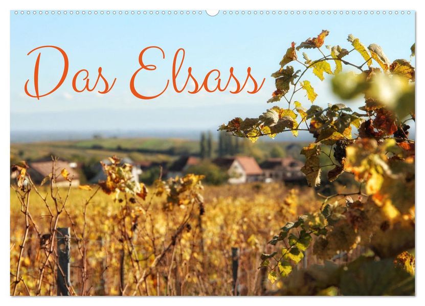 Das Elsass (Wandkalender 2027 DIN A2 quer) CALVENDO Monatskalender