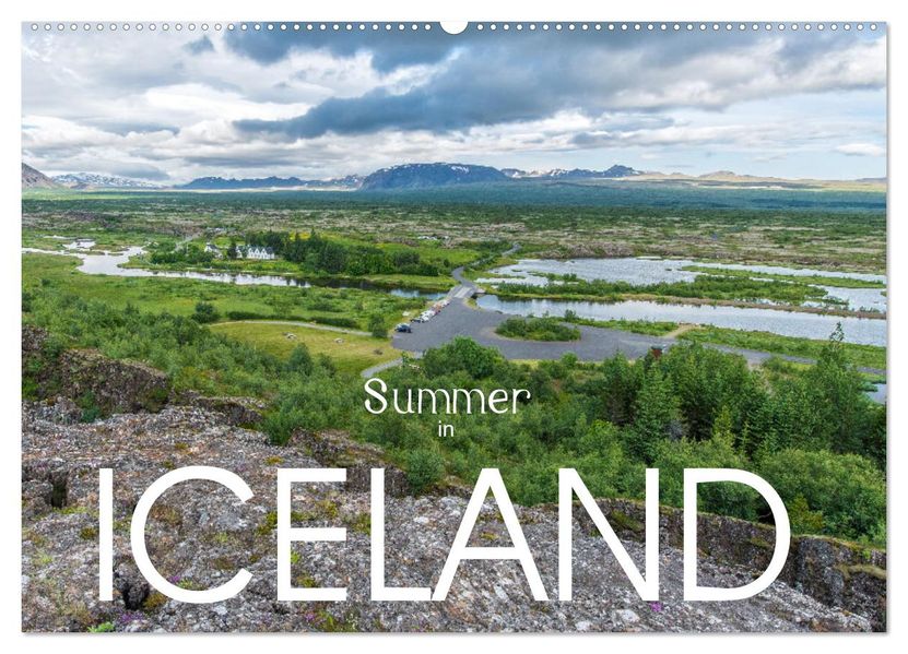 Summer in Iceland (Wall Calendar 2027 DIN A2 landscape) CALVENDO 12 Month Wall Calendar