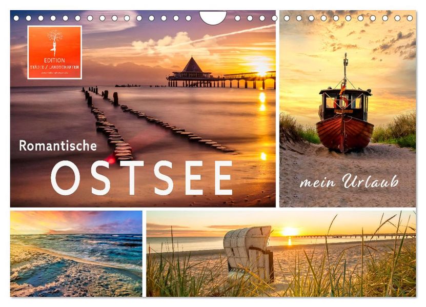 Romantische Ostsee - mein Urlaub (Wandkalender 2027 DIN A4 quer) CALVENDO Monatskalender