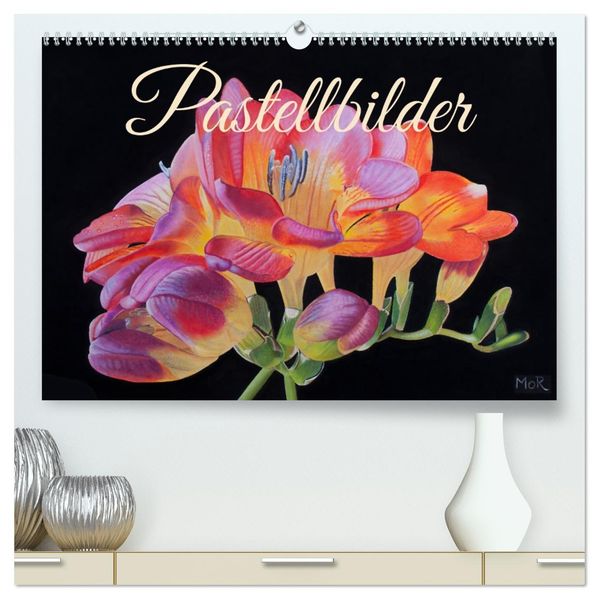 Pastellbilder (hochwertiger Premium Wandkalender 2027 DIN A2 quer) Kunstdruck in Hochglanz