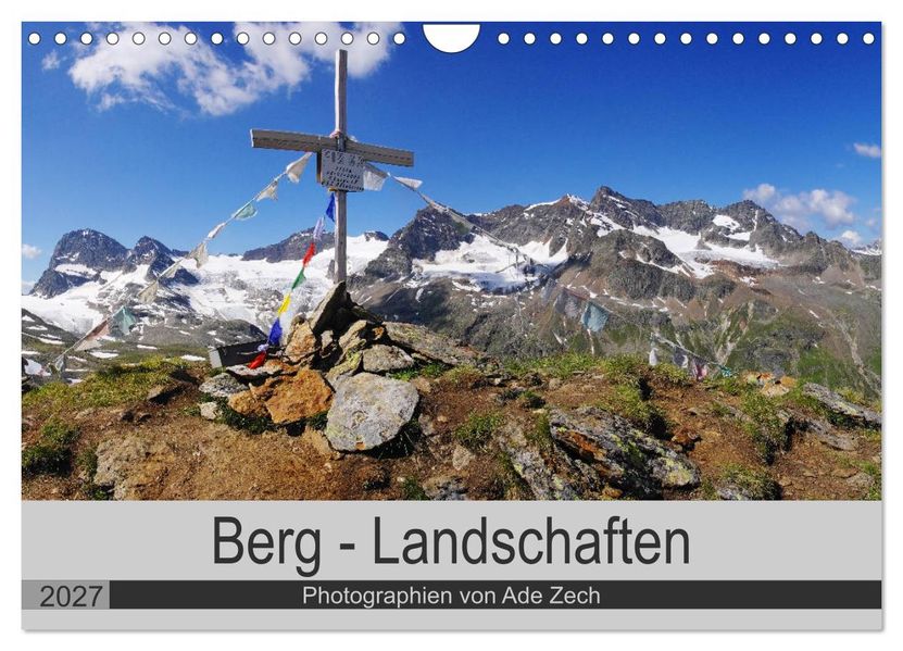 Berg - Landschaften (Wandkalender 2027 DIN A4 quer) CALVENDO Monatskalender
