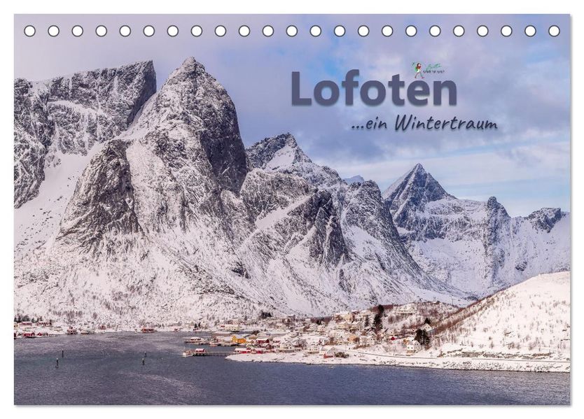 Lofoten...ein Wintertraum (Tischkalender 2027 DIN A5 quer) CALVENDO Monatskalender