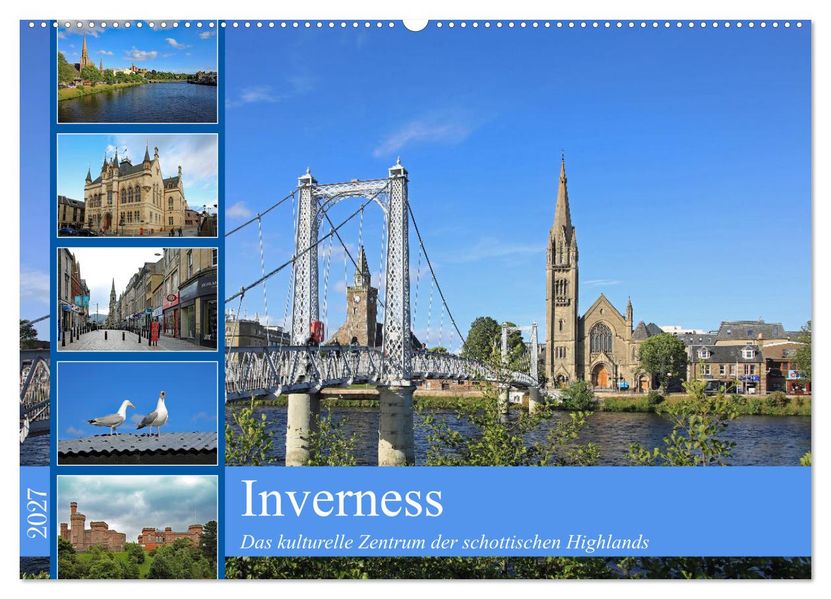 Inverness (Wandkalender 2027 DIN A2 quer) CALVENDO Monatskalender