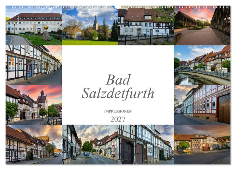 Bad Salzdetfurth Impressionen (Wandkalender 2027 DIN A2 quer) CALVENDO Monatskalender