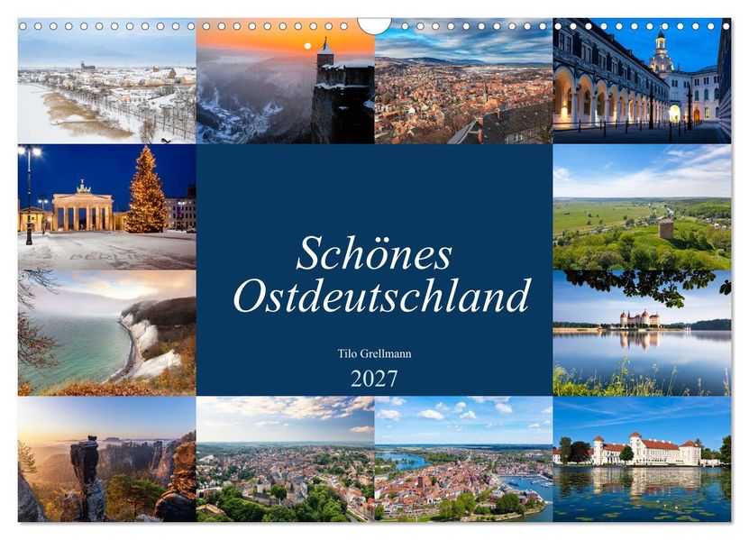 Schönes Ostdeutschland (Wandkalender 2027 DIN A3 quer) CALVENDO Monatskalender