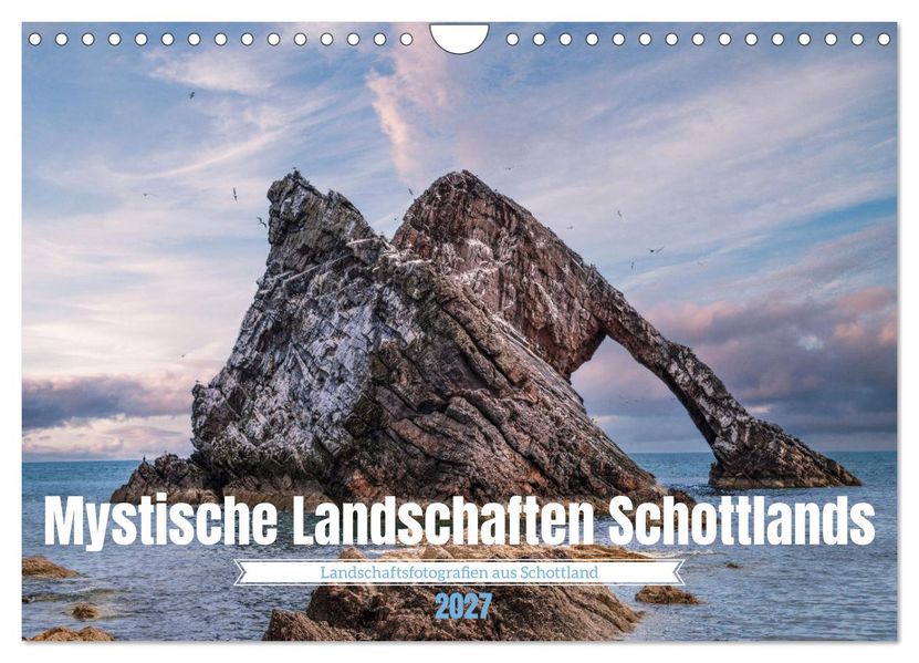 Mystische Landschaften Schottlands (Wandkalender 2027 DIN A4 quer) CALVENDO Monatskalender