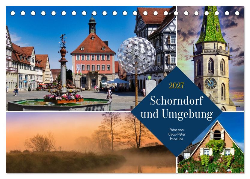 Schorndorf und Umgebung (Tischkalender 2027 DIN A5 quer) CALVENDO Monatskalender