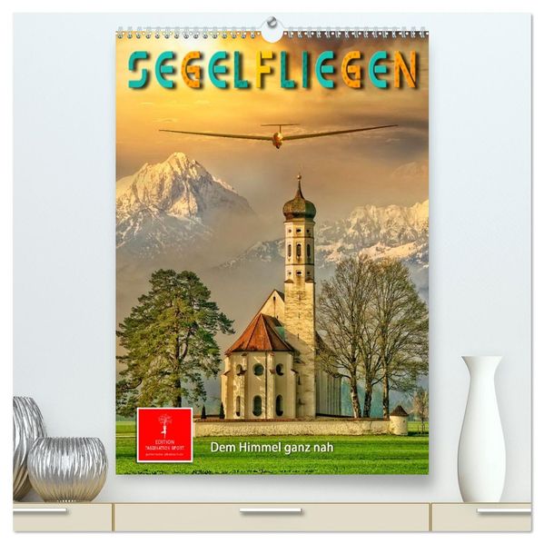 Segelfliegen - dem Himmel ganz nah (hochwertiger Premium Wandkalender 2027 DIN A2 hoch) Kunstdruck in Hochglanz