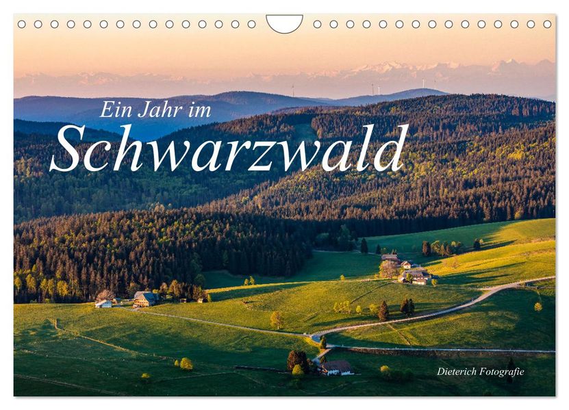 Ein Jahr im Schwarzwald (Wandkalender 2027 DIN A4 quer) CALVENDO Monatskalender