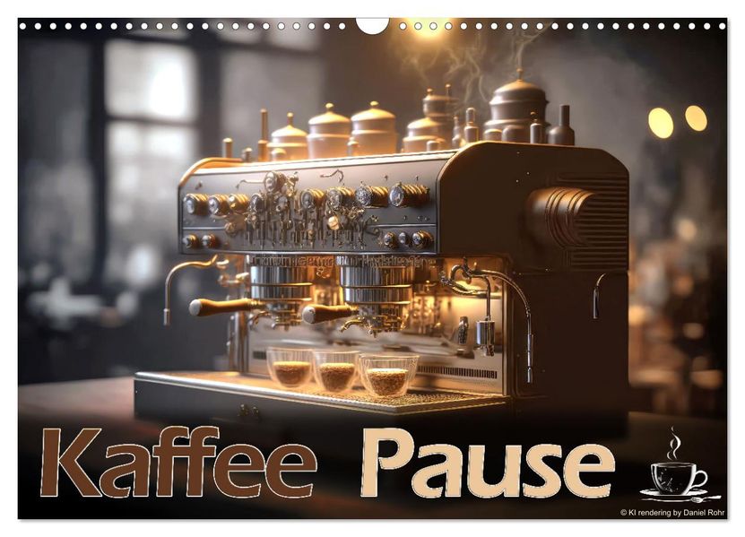 Kaffee Pause (Wandkalender 2027 DIN A3 quer) CALVENDO Monatskalender