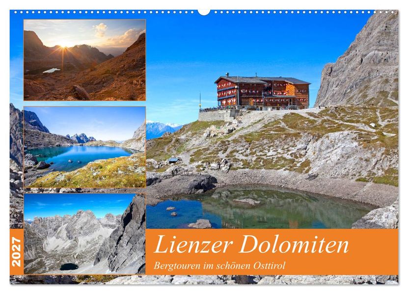 Lienzer Dolomiten (Wandkalender 2027 DIN A2 quer) CALVENDO Monatskalender