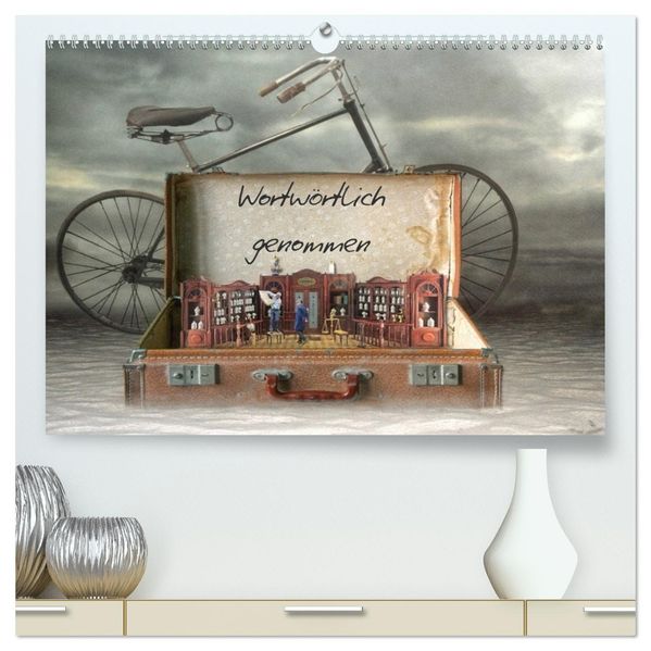 Wortwörtlich genommen (hochwertiger Premium Wandkalender 2027 DIN A2 quer) Kunstdruck in Hochglanz