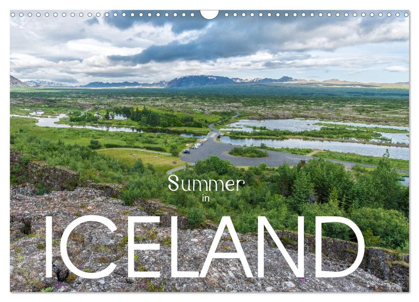 Summer in Iceland (Wall Calendar 2027 DIN A3 landscape) CALVENDO 12 Month Wall Calendar