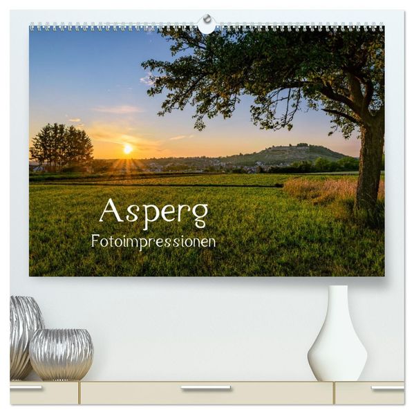 Asperg - Fotoimpressionen (hochwertiger Premium Wandkalender 2027 DIN A2 quer) Kunstdruck in Hochglanz