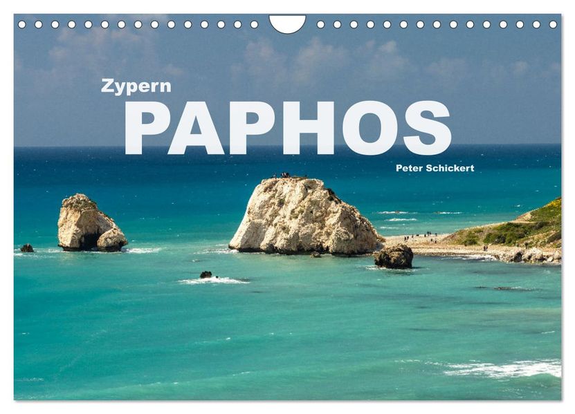 Zypern - Paphos (Wandkalender 2027 DIN A4 quer) CALVENDO Monatskalender