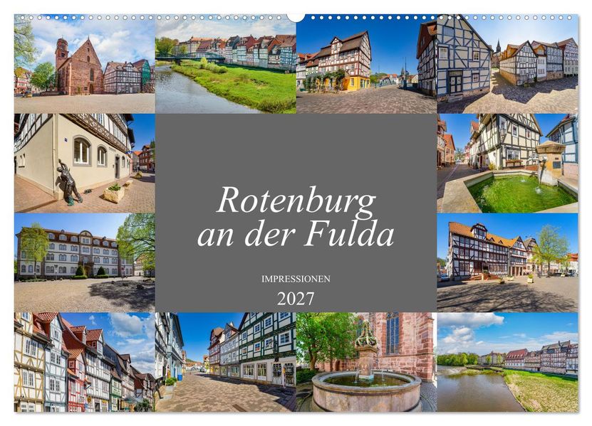 Rotenburg an der Fulda Impressionen (Wandkalender 2027 DIN A2 quer) CALVENDO Monatskalender
