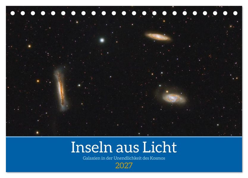Inseln aus Licht (Tischkalender 2027 DIN A5 quer) CALVENDO Monatskalender