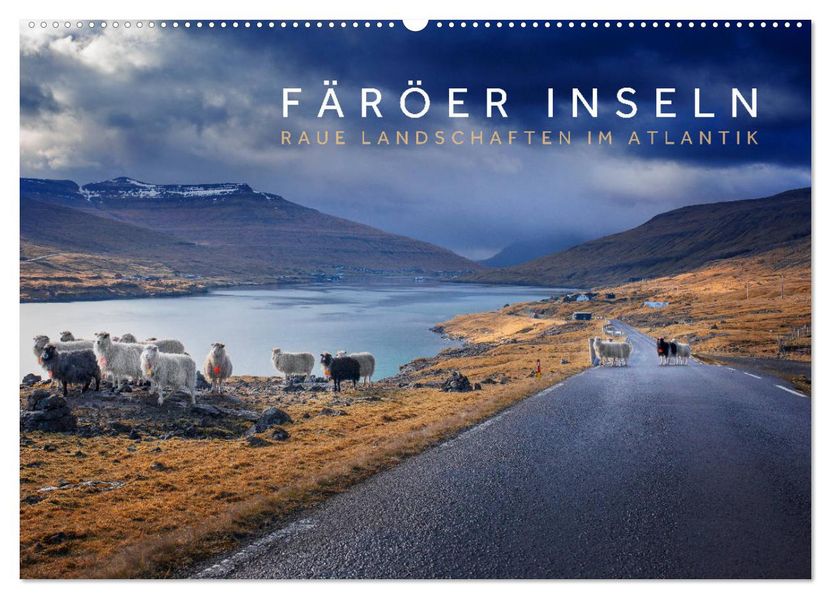 Färöer Inseln - Raue Landschaften im Atlantik (Wandkalender 2027 DIN A2 quer) CALVENDO Monatskalender