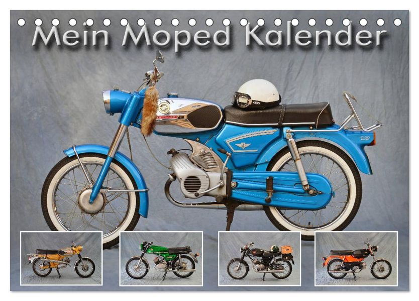 Mein Moped Kalender (Tischkalender 2027 DIN A5 quer) CALVENDO Monatskalender