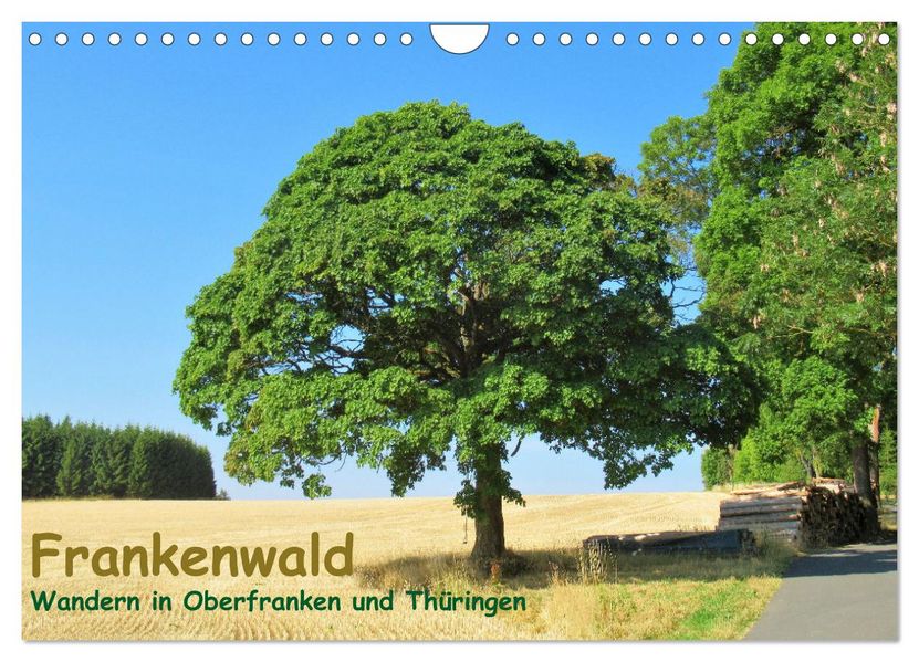 Frankenwald - Wandern in Oberfranken und Thüringen (Wandkalender 2027 DIN A4 quer) CALVENDO Monatskalender