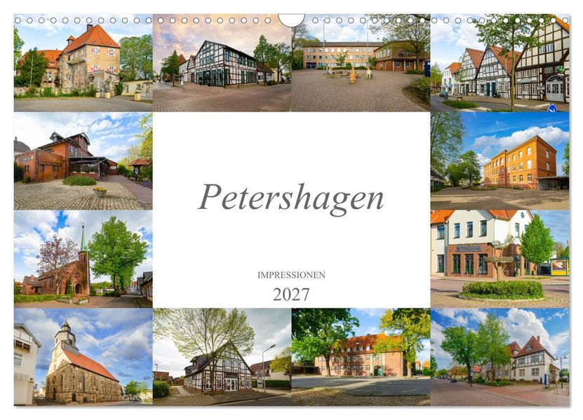 Petershagen Impressionen (Wandkalender 2027 DIN A3 quer) CALVENDO Monatskalender